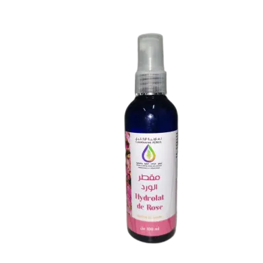 Hydrolat rose de damas spray en flacon en verre 100ml - COOPÉRATIVE ALIKLIL