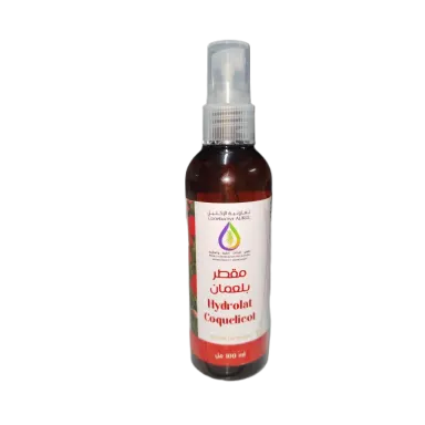 Hydrolat coquelicot en flacon en verre 100ml - COOPÉRATIVE ALIKLIL