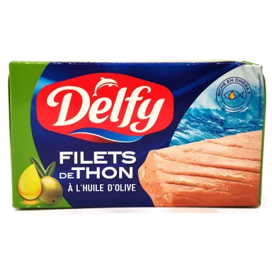 Filets de thon à l'huile de tournesol 125g - DELFY