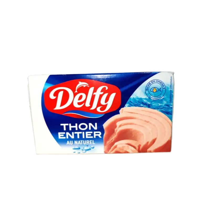 Delfy Thon Entier au Naturel 125g