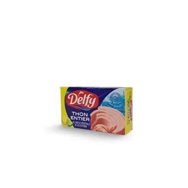 Thon entier à l'huile végétale citron 85g - DELFY