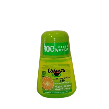 Déodorant anti-transpirant et traces 48h à la mandarine vert d'Italie 50mL - USH