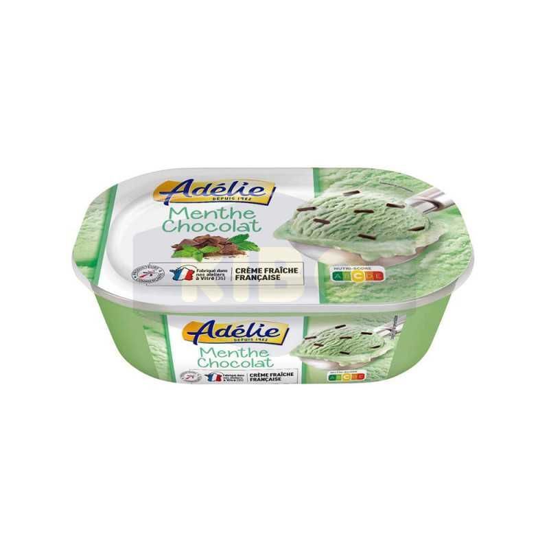 Adélie bac de crème glacée menthe chocolat 501g