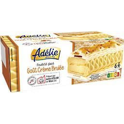 Adélie feuilleté glacé façon crème brûlée avec morceaux de biscuits 354g
