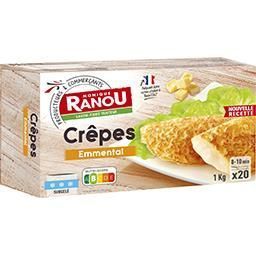 Crêpes emmental boite de 20 x 1kg - RANOU