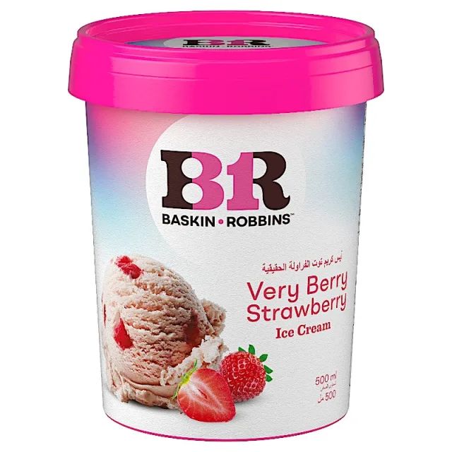 Baskin Robbins pot de glace fraise 500ml