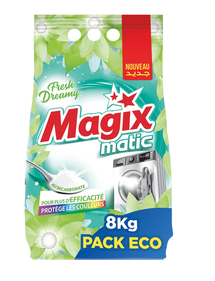 Lessive machine Parfums des Rêves 8Kg - MAGIX