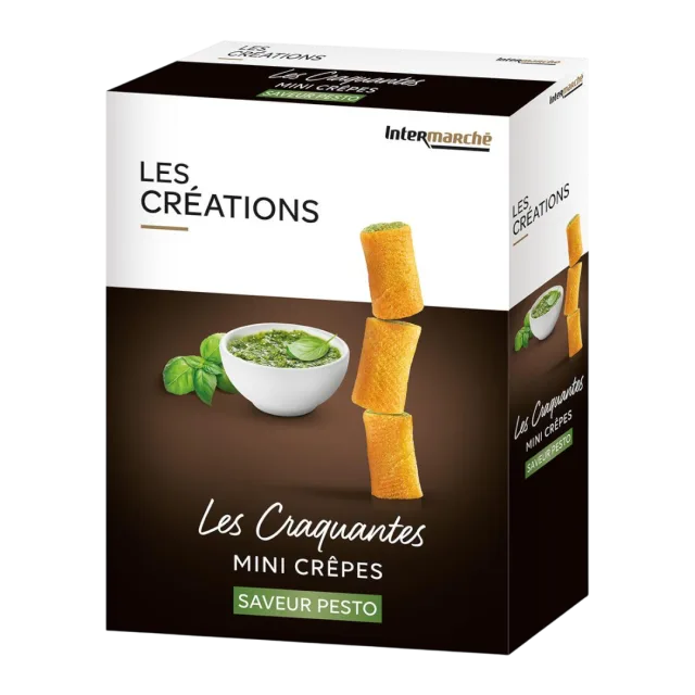 Intermarché – Crêpes fourrées au pesto 65g – LES CRÉATIONS
