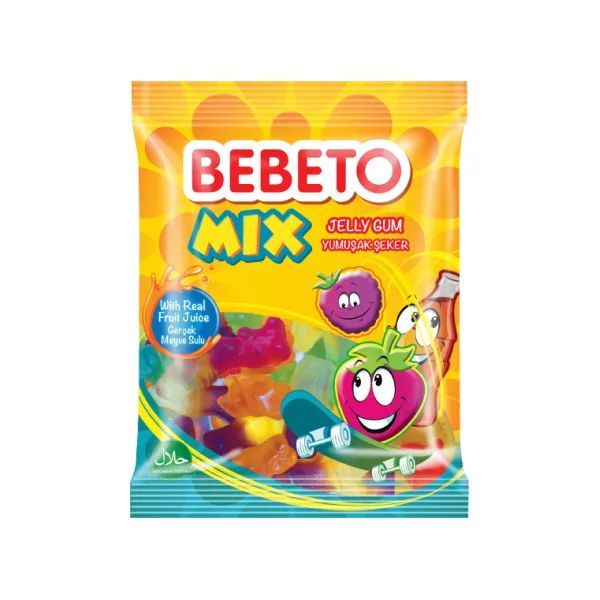 Gommes Mix 100g - BEBETO