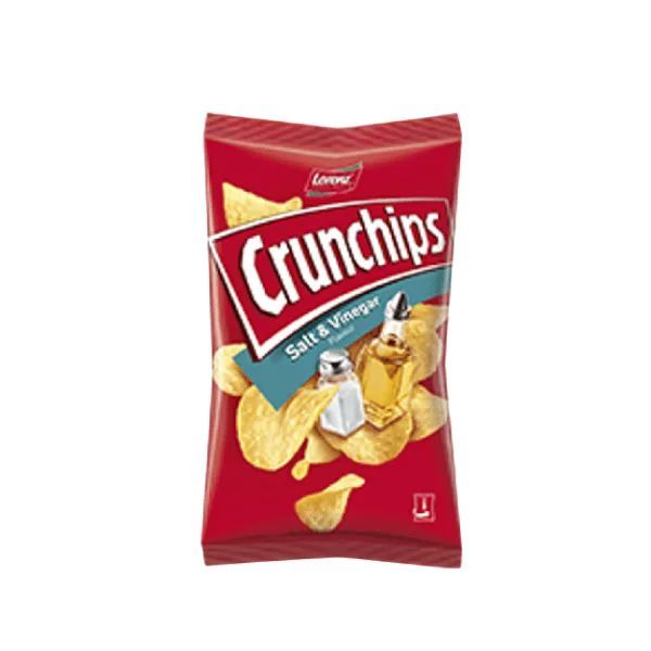 Crunchips saveur sel et vinaigre 100g - LORENZ