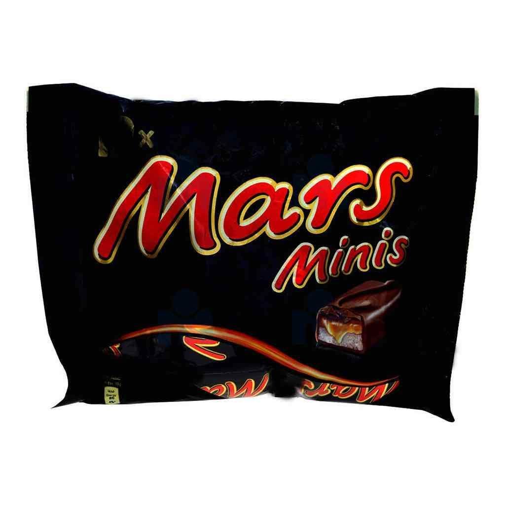Barres Chocolatées Minis Fourrées Au Caramel X12 Unités 227g - Mars