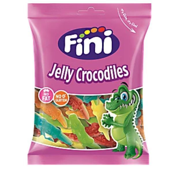 Gomme crocodiles sucres 100g - FINI