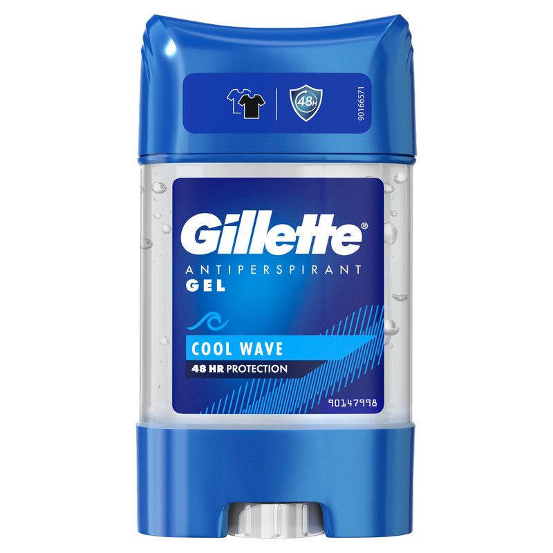 Gel anti-transpirant déodorant stick protection 48H cool wave 70ml - GILLETTE