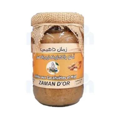 Amlou aux cacahuètes et miel 200g - ZAMAN D'OR