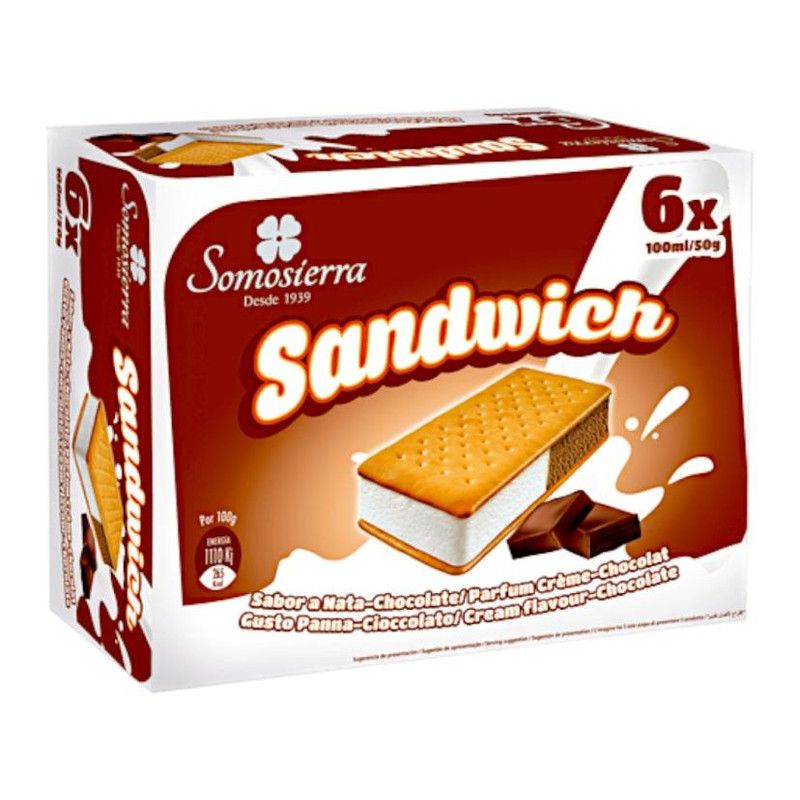 Somosierra sandwich crème chocolat pack 6x50g