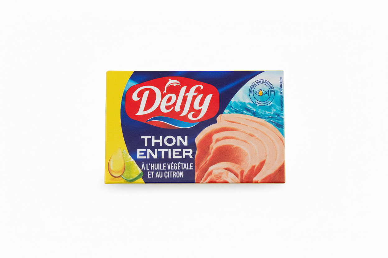 Thon Entier Delfy Hv Citron 125gr
