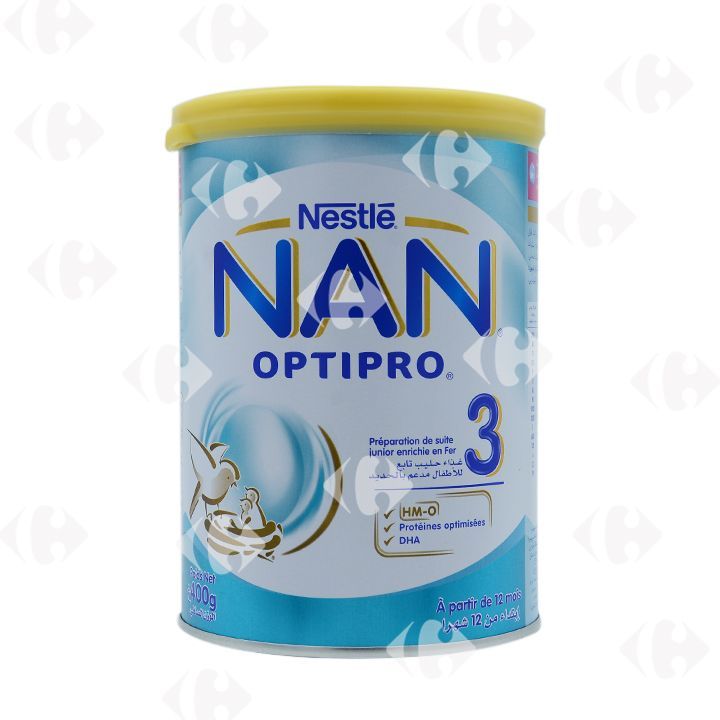 Lait de croissance Optipro 3 400g - NAN