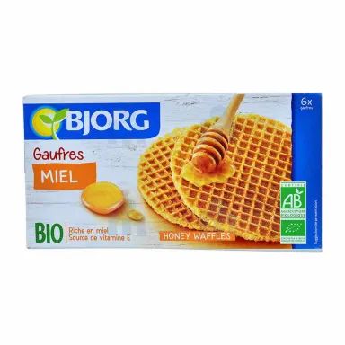 Gaufres au miel bio 175g - BJORG