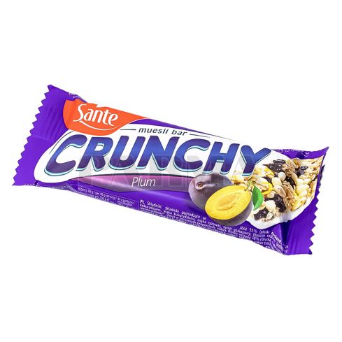 Barre croustillante aux prunes et yogourt Crunchy 35g - SANTÉ