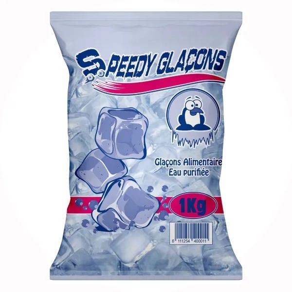 Glaçons alimentaires 1Kg - SPEEDY GLAÇON
