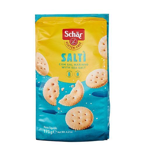 Biscuits crackers sel de mer sans gluten 175g - SCHÄR