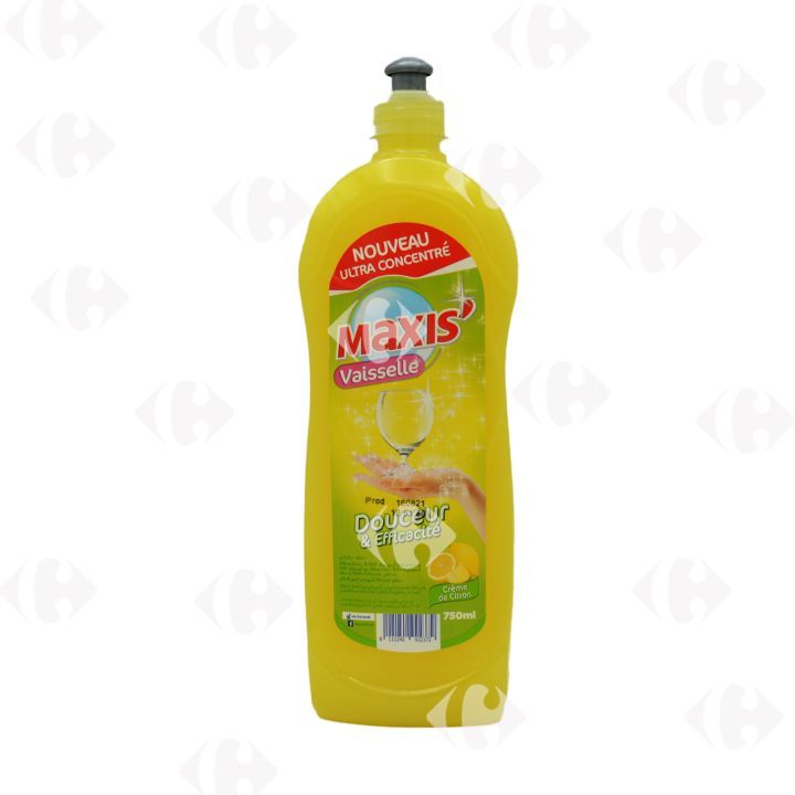 Liquide vaisselle citron 750ml - MAXIS'