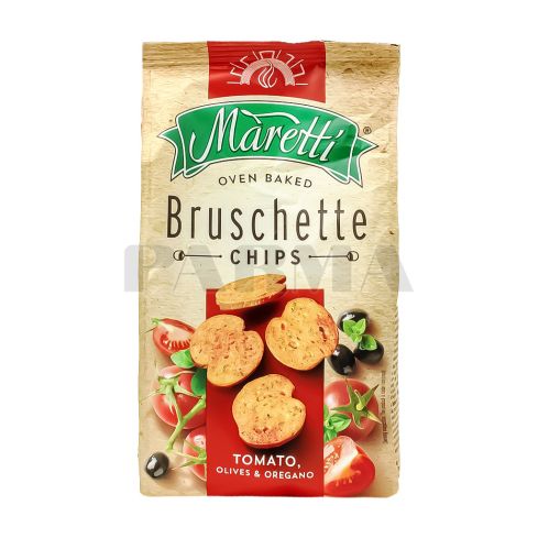 Crôutons Bruschette saveur tomates olives et origan 70g - MARETTI