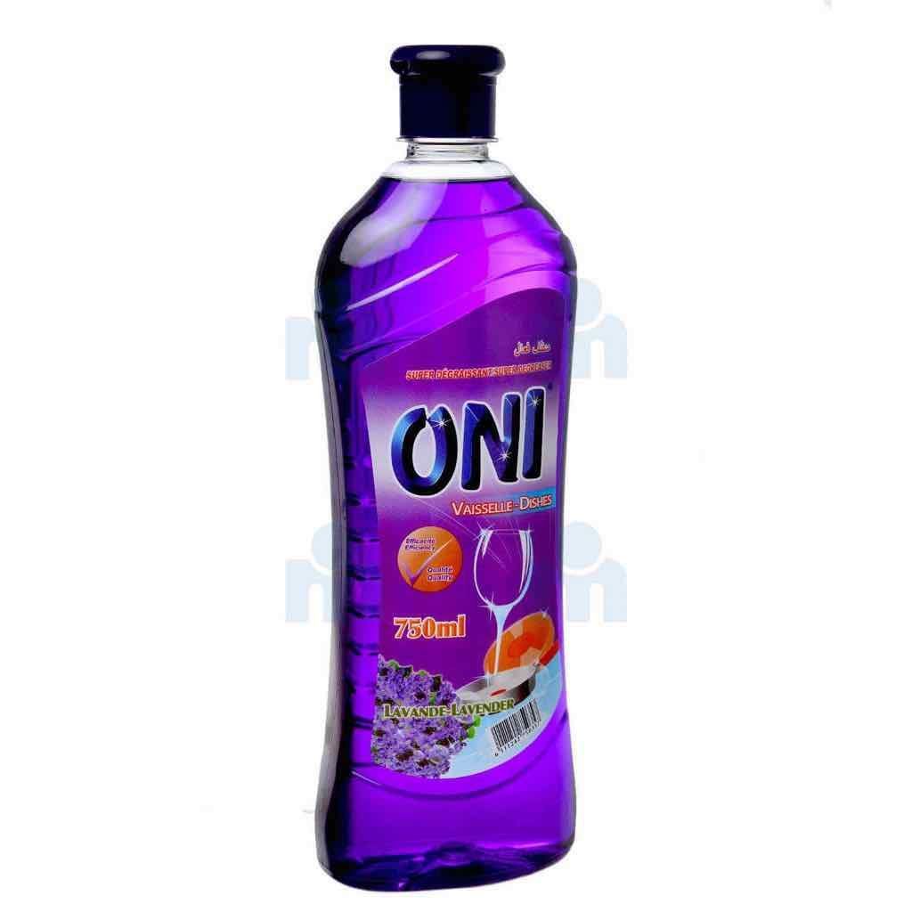 Liquide vaisselle lavande 750ml - ONI