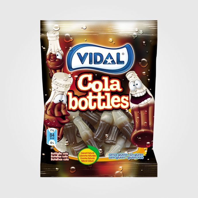 Gommes Vidal 100 Gr Bouteille Cola  100 Gr
