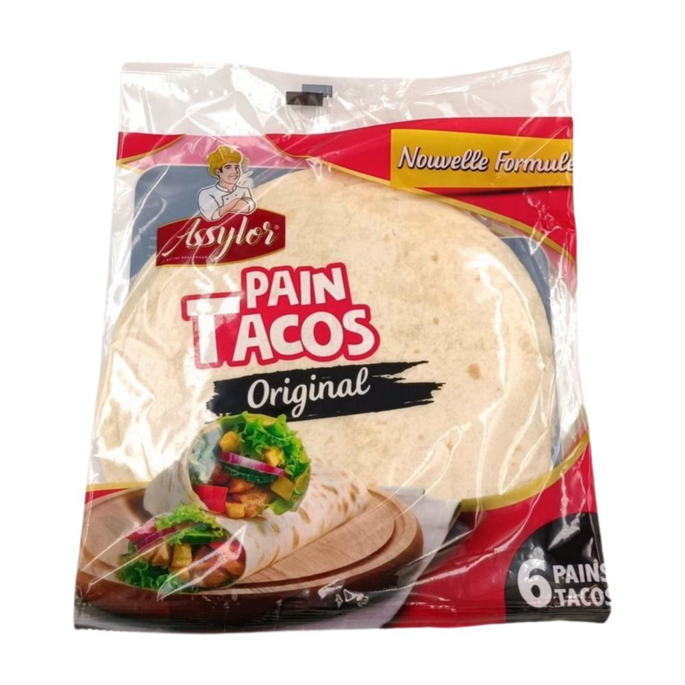 Pain tacos x6 pièces 230g - ASSYLOR
