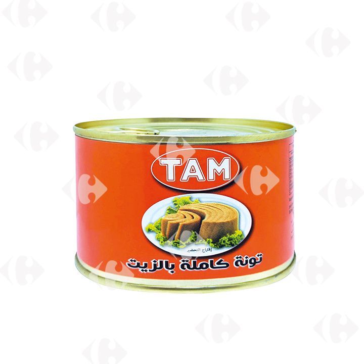 Thon entier à l'huile végétale 400g - TAM