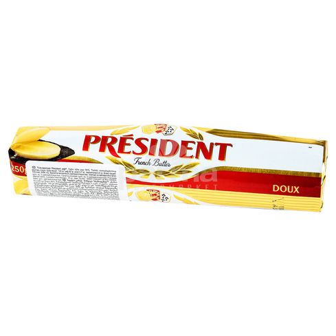 Président Beurre Doux Gastronomique en Rouleau 82% MG 250g