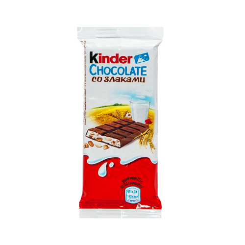 Chocolat au lait et aux céréales 23g - KINDER