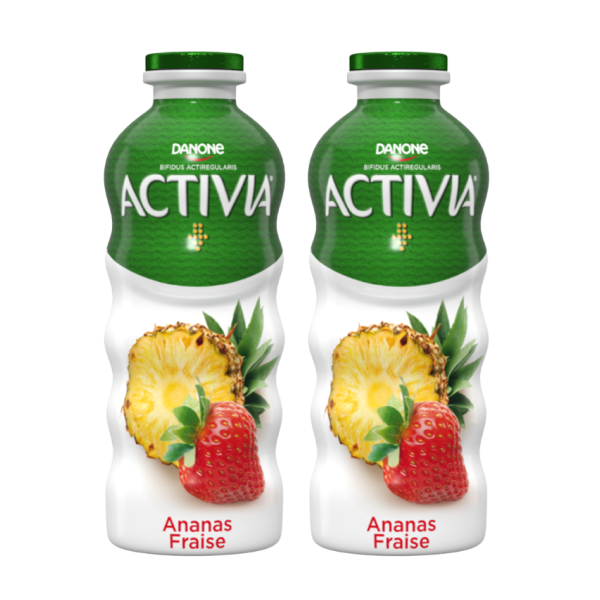 Danone Activia À Boire Ananas Fraise Pack 2x240g