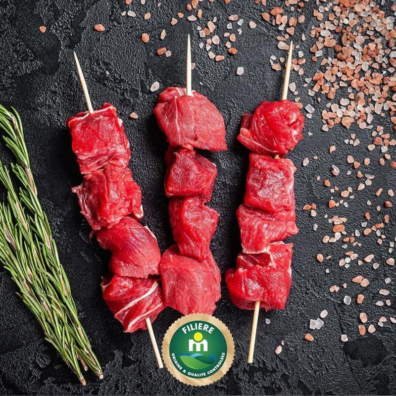 Brochettes de bœuf 500g - FILIERE M