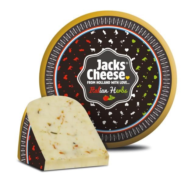 Fromage chevre herbes italiens 100g - JACKS CHEESE