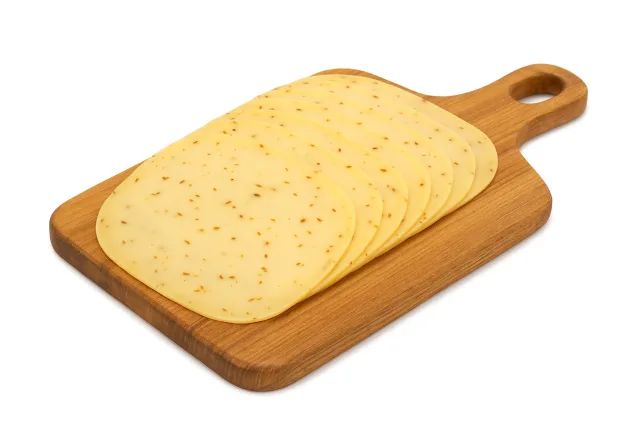 Fromage gouda cumin en tranches 100g - MARJANE