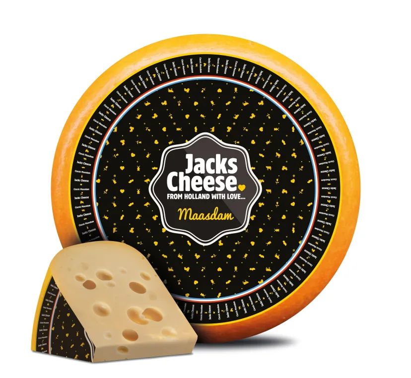 Fromage maasdam en tranches 100g - JACKS CHEESE