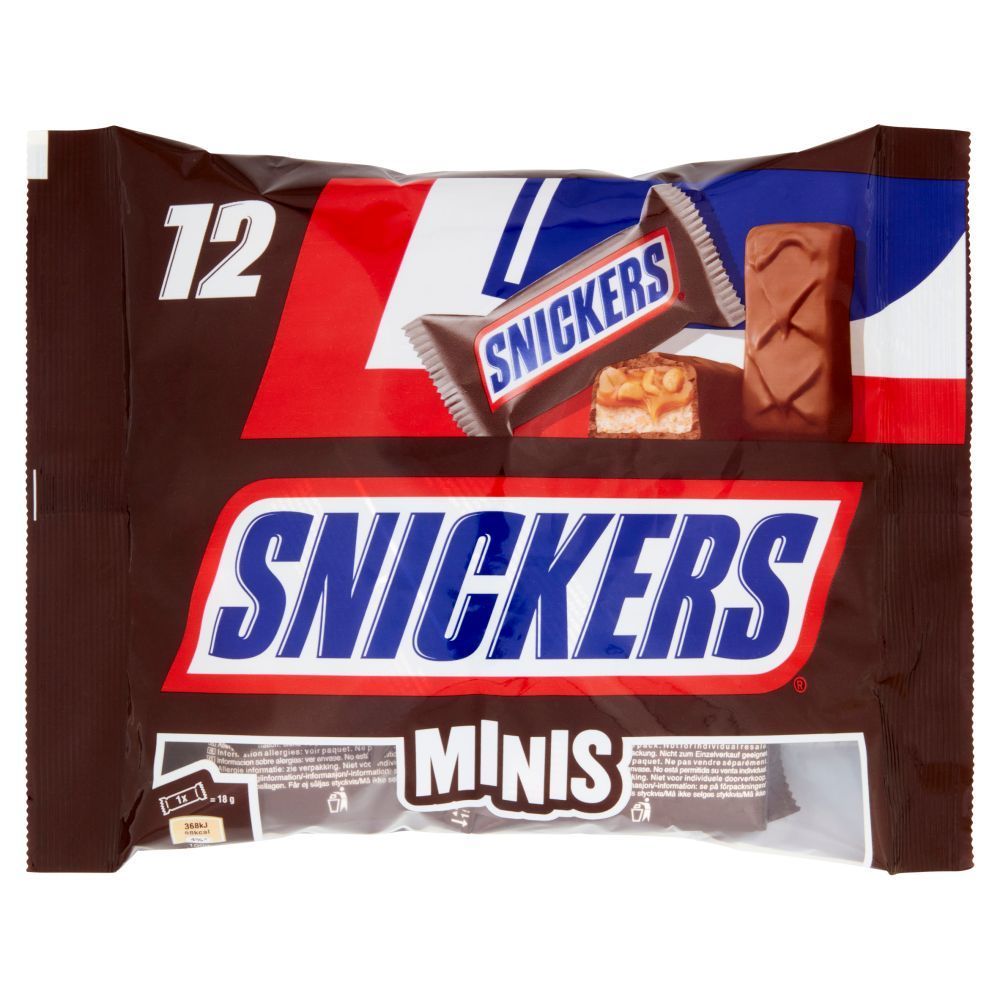 Barre chocolat fourré MINISNIKERS 270GR  - 927