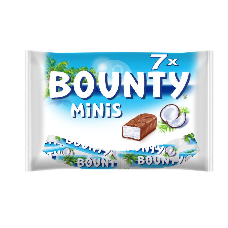 Bounty Minis Barres Chocolatées 227g