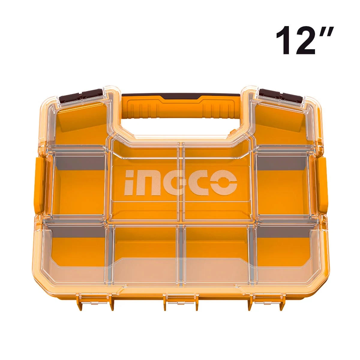 INGCO BOITE DE RANGEMENT PLASTIQUE 12" NR AU MAROC [PBX1211]