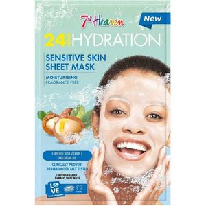 7Th Heaven Masque Tissu 24h D'hydratation - Peau Sensible