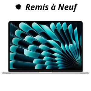 Apple MacBook Air M3 15 pouces – 16 Go RAM – 512 Go SSD – Silver – Remis à Neuf