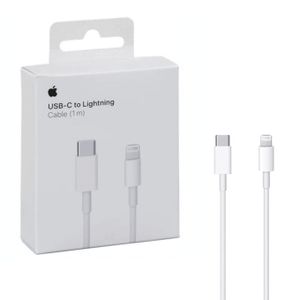 Apple Câble USB-C vers Lightning (1m) pour iPhone 8 plus-Blanc