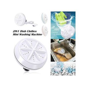 Autre 2 en 1 Machine à laver ultrasonique, lave-linge Portable de voyage avec télécommande