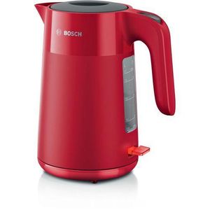 Bosch bouilloire électrique rouge 2400w 1,7L triple sécurité filtre anti calcaire grande ouverture sans BPA