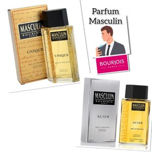 Bourjois masculin UNIQUE + ACIER