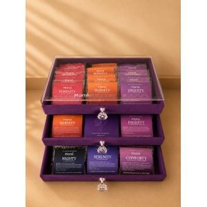 Marté Coffret à tiroirs velours Gamme Tisanes