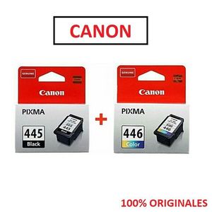 Canon Cartouche PG-445 NOIR + CL-446 COULEUR - ORIGINALES