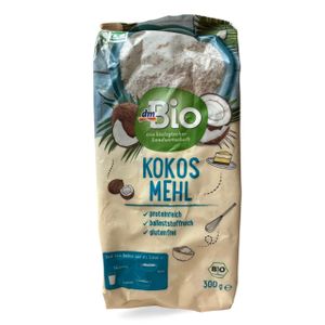 Farine de Coco Bio – 300 g – Sans Gluten – Riche en Fibres & Protéines